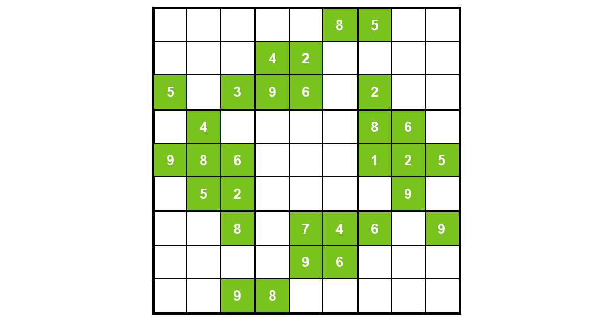 SUDOKU - Stredne ťažké sudoku #16727