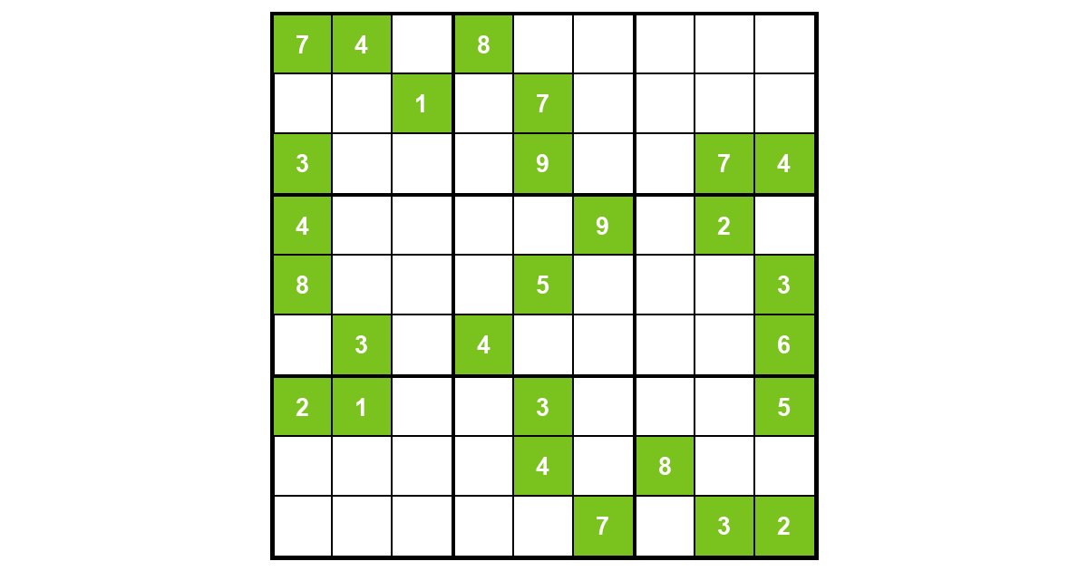 SUDOKU - Ťažké sudoku #6869